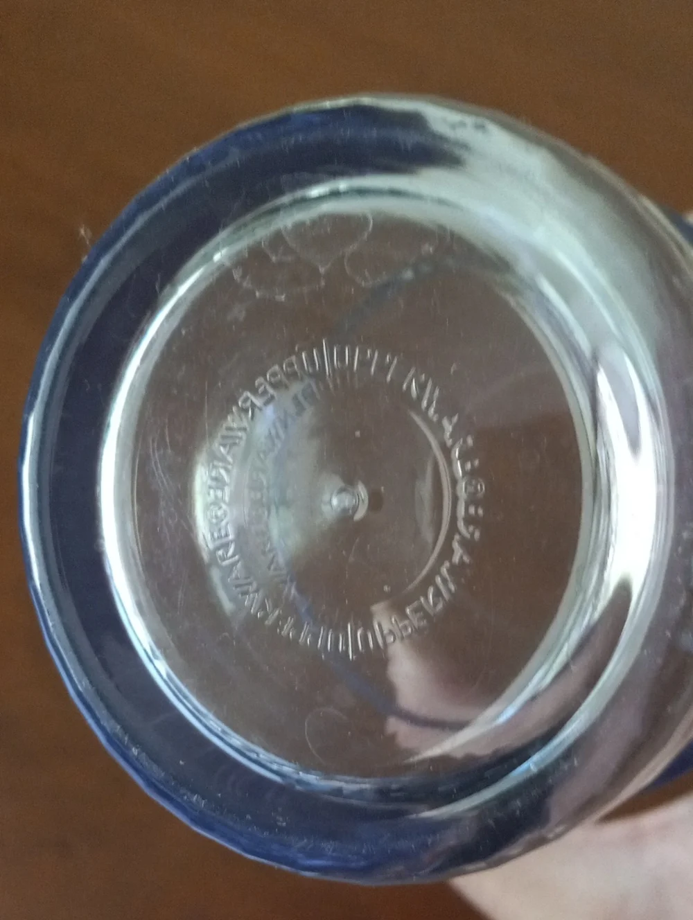 Vintage Tupperware Preludio Acrylic Blue Stacking Tumbler Glasses Set of 3